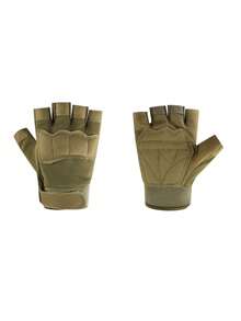 1 buc Mănuși de ridicare a greutăților, camuflaj respirabil, mănuși de fitness groase și căptușite pentru femei și bărbați, cu protecție completă a palmei, aderență și absorbție a șocurilor pentru antrenament, ciclism, antrenament, exerciții fizice, tracțiuni, alpinism și canotaj