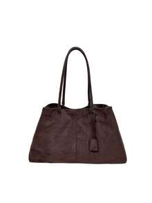 Autumn/Winter Faux Suede Tote Bag, Versatile Shoulder Bag For Commuting And Daily Use - Multicolor - View 13