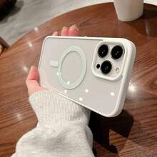 透明磁吸手机壳，兼容 17 Pro Max、16、15、14、13、12、11 Pro Plus Max、Mini 7、8、SE、16e、7P、X、XR、Xs Max，防震保护套，兼容三星 S25 Ultra、S24 Ultra、S23 FE、S22+ - 白色 - 查看 6