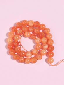 1 hebra de cuentas de piedras naturales Auratus, jade birmano, cristal de sandía, cuentas sueltas de piedras preciosas de curación de energía para hacer joyas, pulseras y collares DIY