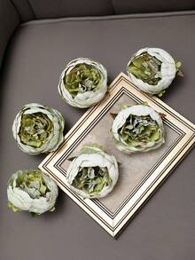 6pcs/Set 16x20cm Peony Flower Wall Decor, Suitable As Bridal Gift, Engagement Wedding Party, Birthday Party, Family Gathering Decoration, As Well As Thanksgiving And Christmas Holiday Party DIY Decor (Multiple Colors Available) - Multicolor - View 9