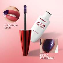 lakerain 1支纹身唇釉，可撕拉，持久保湿液体唇膏，防水，不沾杯，哑光妆效，滋养所有肤质，浆果/粉色/红色 - 彩色 - 查看 10