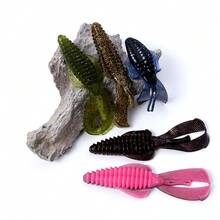 5pcs/15pcs Soft Lure Sinking Shrimp Fishing Bait, Outdoor Fishing Lure