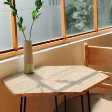 1 卷防木纹家居装饰墙贴壁纸卷，壁纸撕下即贴，防水乙烯基接触纸，适用于客厅墙贴、橱柜厨房装饰贴纸、浴室装饰壁纸 - 米色 - 查看 7