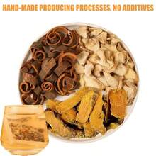 30 Bags Of 150g | Turmeric Ginger Nutmeg Tea, Turmeric, Ginger, Nutmeg Tea Bags, No Additives, No Caffeine, No Additives, Afternoon Tea, Health Tea