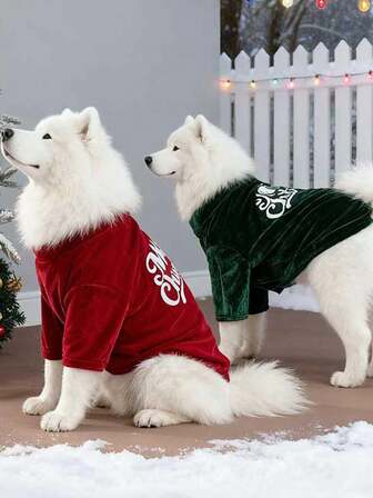Christmas Party Pet Costume, Suitable For Small, Medium And Large Dogs And Cats, Autumn/Winter