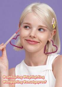 Colorgram Under Eye Highlighter Stick 02 Cool Tone | Silky-Smooth Long-Lasting Highlighter & Contouring Stick For Smudge-Proof, Shining Daily Makeup | K-Beauty Face Highlighters & Luminizers - Tông màu mát mẻ 02 - Xem 7