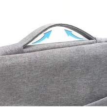 Geantă subțire din catifea pentru laptop, husă interioară pentru laptop, servietă de afaceri, husă de protecție pentru tabletă, geantă pentru laptop, husă pentru laptop, husă pentru laptop pentru călătorii, impermeabilă, portabilă, pentru bărbați, genți pentru laptop - Negru - Vizualizare 8