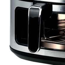 Jocca 6.5L Digital Air Fryer With Window | 8 Programs, LED Touch Screen, 80–200 °C, 60-Minute Timer | 1600 W | Non-Stick Basket And Automatic Shut-Off | - Black - View 6