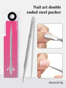 High Quality Cuticle Pusher, Double-Ended Slanted Cuticle Nipper, Nail Care Tool For Manicure, Essential For Nail Technicians - Multicolor - View 20