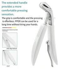 New Curved Tip Pliers, Ingrown Toenail Clippers, Stainless Steel Double-Edged Nail Trimmer, Suitable For Thick Nails, Middle-Aged And Elderly, Home And Pedicure Salon