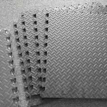 16 colchonetas de espuma para ejercicios, colchonetas para suelos de madera, baldosas de EVA con clip, para gimnasio en casa, colchoneta de yoga (30 cm x 30 cm) - Negro - Ver 6