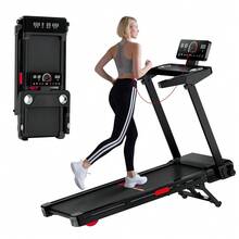 Homefitnesscode 4-In-1 Folding Treadmill - 1–14 Km/H Speed, 20% Slope Auto Incline, 9cm Adjustable Height,107*40 Cm Running Belt, 12 Preset Programs & Touch Control - UK Plug(220-240V) - View 2