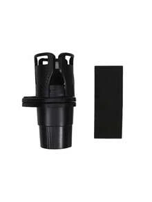 Schwarzer Auto-Getränkehalter 2-in-1 Multifunktions-Getränkehalter und Handyhalter für das Auto