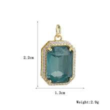 1pc Fashionable Cubic Zirconia Heart Shaped Pendant, Suitable For DIY Bracelet, Necklace, Earrings, Jewelry Accessories For Women, Engagement, Holidays