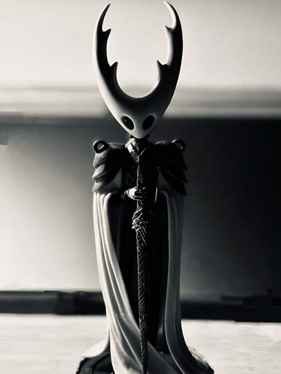 1 pieza Figura de acción de la escena del Rey Pálido de Hollow Knight, figura coleccionable modelo regalo