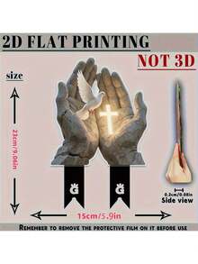 1 件透明亚克力蘑菇屋花园桩，适用于户外、草坪、花盆和庭院装饰、花园配件、花园桩，让您的花园更加生动，太阳能供电，无需电力 - A - 查看 12