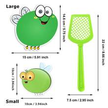 Erasable Fly Swatter Cards, Blank Cards, Kindergarten Clapping Games, Montessori Education, DIY Learning Cards, Educational Supplies,Back To School - Multicolor - View 5