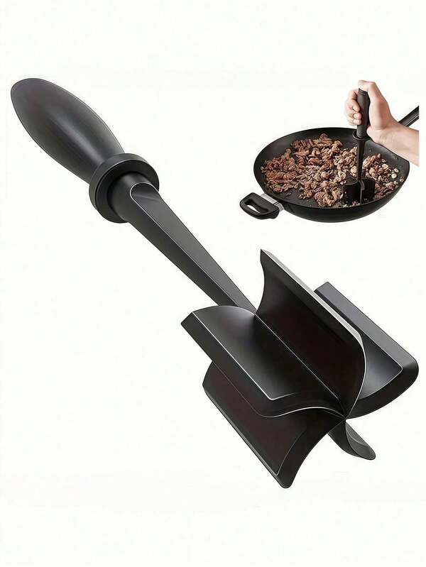 1 pezzo Tritacarne in plastica resistente al calore - Tritatutto manuale per hamburger, macinatore di carne per realizzare hamburger, tacchino e altro - Senza elettricità necessaria