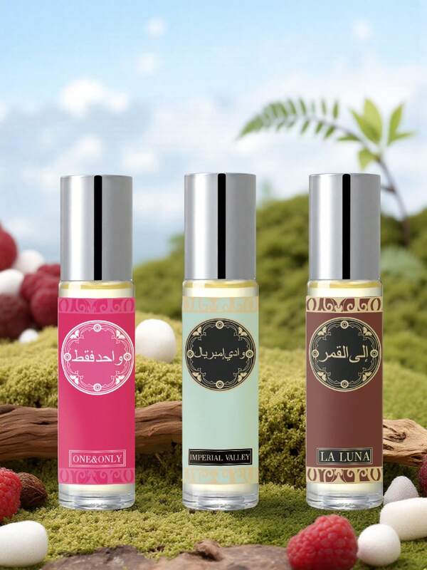 1 Piece 10ml Roll-On Perfume Oil - Raspberry Fruity Floral, Oriental Woody & Floral (3 Options Available) - Unisex Fragrance Oil, Ideal For Daily Wear & Date Nights - Perfect Gift Choice