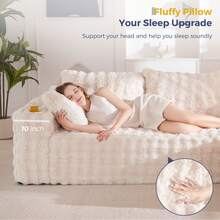 MAXYOYO 104" Modular Sectional Sofa With L-Shaped Chaise,Modern Boneless Cloud Feel Plush Couch For Living Room,Apartment And Home Theater,No Assembly Required - Màu be - Xem 7