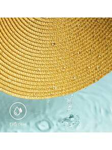 6pcs 15 Inch Round Woven PP Placemats, Multi-Color Optional, Washable, Non-Slip And Heat-Insulating Table Mats, Suitable For Home Table Decoration And Holiday Parties