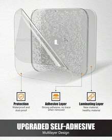 Hat Rack Hat Storage (4-Pack), Multi-Purpose Hat Organizer, Strong Adhesive Hat Hooks Wall Organizer Baseball Caps, Two Mounting Options Hook, White - White - View 6