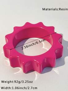 1 pieza Brazalete versátil de mujer con bloques de color, diseño multielemental adecuado para festivales, fiestas, vacaciones y uso diario, gran regalo - Multicolor A - Ver 19