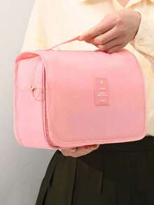 Bolsa de almacenamiento plegable de gran capacidad, multiusos y portátil para viajes. Bolsa de aseo, artículos de tocador y accesorios de ducha. Bolsa colgante impermeable para maquillaje y organizador de cosméticos. Artículos esenciales para viajes, playa, cruceros, regalos de dama de honor y útiles escolares. - Multicolor - Ver 10