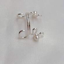 1 Piece Elegant Punk Style Nose Ring - No Piercing Nose Ring, Heavy Alloy Women's Nose Jewelry, No Piercing Nose Piercing Alternative, Daily And Party Nose Ring, Gothic Style, Edge, Formal Events - Durable Nose Jewelry, Gothic Fashion, Firm Design, High-Quality Accessories, Fashion Accessories, Alternative For Fashion Enthusiasts - Bạc - Xem 3