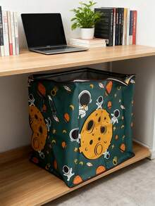 1pc Large Capacity Foldable Storage Bag, 180L/140L/110L Home Storage Bag, Multi-Function Bedding/Clothing/Doll Organizer Bag, Non-Woven Fabric, Waterproof, Dustproof, Suitable For Bedroom, Living Room, Dorm, Hotel