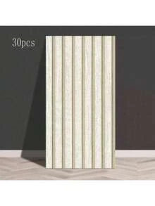 30pcs 3D Foam Wall Tiles, 11.8x23.6in - Self-Adhesive, Marble, Wood Grain, Herringbone Pattern, Ideal For Living Room, Kitchen Backsplash, Bathroom Ceiling & Floor Decor, Removable Adhesive, Kitchen Wall Decor | Modern Wall Decor | Easy Installation Tiles, Wall Decorations