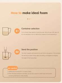 Electric Hand Mixer, Small Automatic Milk Frother, Cake Batter Whisk, Egg Beater, Handheld Milk Foamer For Home Use - Multicolor - View 4