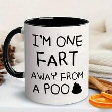 1 个 11 盎司马克杯，印有黑色英文字母，可用于多种场景，是个人使用或作为礼物、圣诞节或生日礼物的不错选择。 - 彩色 - 查看 9