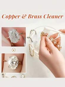 Jewelry Cleaner, Metal Jewelry Cleaning Liquid, Diamond Necklace Tarnish Remover, Silver Polish & Cleaner - Cleans, Shines, Polishes & Prevents Tarnish Main Ingredients