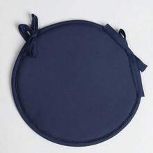 1 Đệm ghế tròn có dây buộc, hai kích cỡ, đệm ghế ăn bằng vải dày màu trơn, sử dụng tại nhà - Nhiều màu - Xem 18