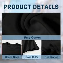 Camiseta de cerveza de anime y cerveza, por eso estoy aquí.% Algodón. Impresión de un lado. Camiseta negra de manga corta. Regalo de Navidad y Año Nuevo para hombres, mujeres, familiares y amigos. Tallas S-. Paquete de. Peso de la tela 180g - Negro - Ver 3