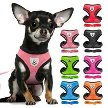Breathable Mesh Harness For Small/Medium Dogs & Cats, Adjustable Pet Leash, Multi-Layer Design For Comfort And Safety, Suitable For Outdoor Walking And Training