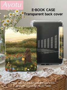 1 Pc Forest Bear Tablet Case & Kindle E-Book Case Compatible With IPad 10th Generation, IPad 10.2/Mini6/Mini7/9.7 Inches, Compatible With Samsung Galaxy Tab A9 Plus, Kindle (11th Generation-2024 Release)(6 Inch), Kindle Paperwhite 12th Gen 2024, Great Holiday Gift, Stylish And Simple Pattern. - Multicolor - View 8