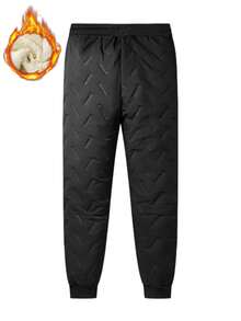 Men's Stylish And Versatile Winter Thickened Pants, Fashionable Striped Pants, Casual Long Pants. Great Gift For Husbands, Boyfriends.