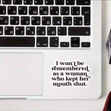 女权主义者贴纸、笔记本电脑贴纸、社会正义 - 彩色 - 查看 3