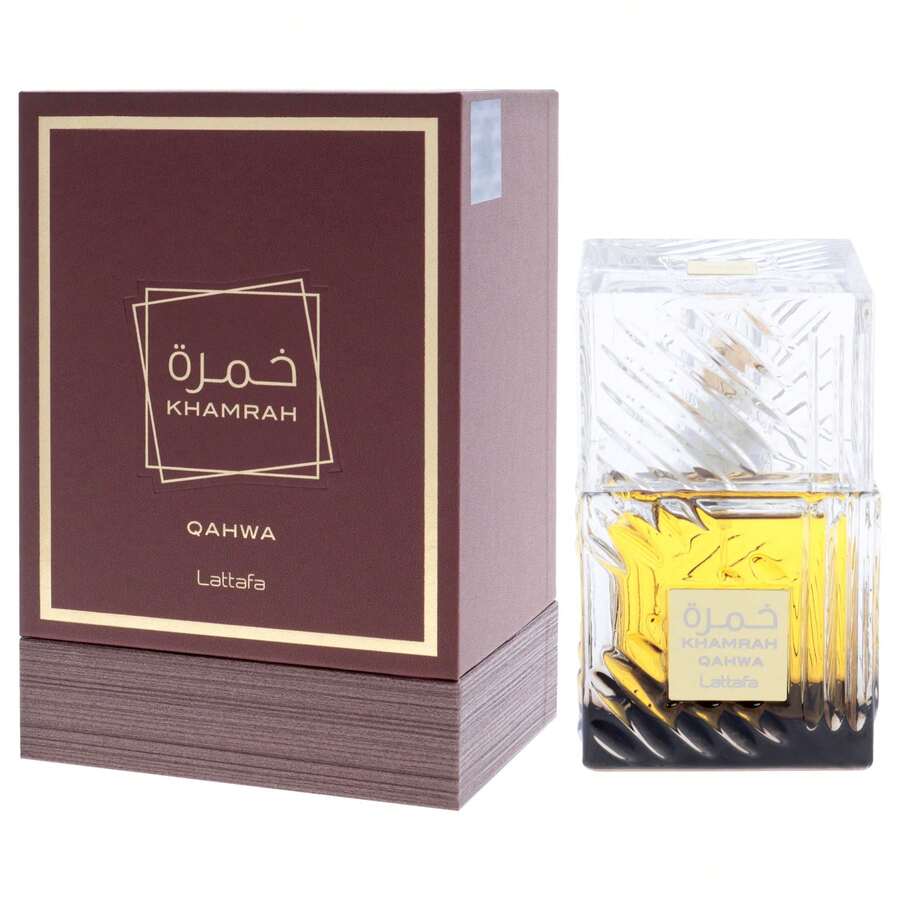 Khamrah Qahwa Eau De Parfum Spray, 3.4 Oz | Unisex Warm Spicy Coffee Scent With Cinnamon, Cardamom & Vanilla – Long Lasting Oriental Fragrance - Oriental Spicy Gourmand - 查看 1
