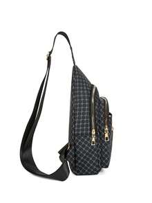 Men's Fashion Versatile Shoulder Sling Chest Bag, Crossbody Messenger Bag, College Style Small Backpack