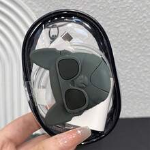 Cartoon Cute Puppy Data Cable Storage Bag, Mobile Phone Charger Portable Storage Bag, Cartoon Transparent Charger Storage Organizer Cable Organizer Electronic Organizer Waterproof For Travel For Tech For Women For Men