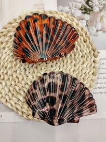 1pc/2pcs/3pcs/6pcs/8pcs New Shell Claw Clips, Flat Hair Clips With High-End Feel, Large Size Duck Clip For Updo Hairstyles Elegant Hair Accessories Winter Hair Clutch