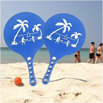 Multi Functional Beach Photography Set! Buy Double And Get Free Badminton, Ping Pong, And Squash! The All-Around Sports Suit Features Dual Racket And 3 Types Of Balls, Suitable For Playing In The Backyard Of Beach Parks, Making It Perfect For Family, Friend Gatherings, Or Beach Vacations