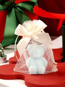 Bougies ours, décorations de Noël, décoration créative pour chambre à coucher, décoration de salon, bougies parfumées pour la Saint-Valentin, idéales pour la décoration de Noël, de fête, de fête, les dîners aux chandelles, la création d'ambiances intérieures, les mariages, la décoration de table et les salles de réception. La Saint-Valentin répond à la fois à un besoin de signification rituelle et de sentiment de sécurité. Cadeaux de Noël.