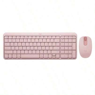 Logitech Bộ bàn phím và chuột MK251, Bàn phím không dây Bluetooth, Bàn phím văn phòng cho máy tính xách tay, điện thoại, máy Mac, máy tính bảng và iPad, Thiết kế nhỏ gọn có chân đế (K251+M196)