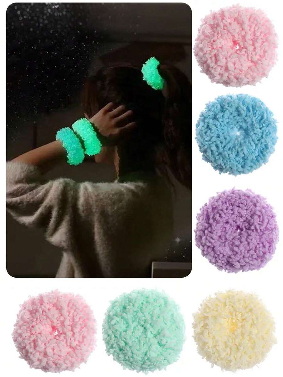 4 pièces - Bouquets d'accessoires pour cheveux lumineux dans le noir pour femmes - Bouquets d'accessoires pour cheveux, bouquets d'accessoires pour cheveux lumineux, bouquets d'accessoires pour cheveux en fil coloré qui brillent dans le noir, accessoires pour cheveux de fête de carnaval, accessoires pour cheveux lumineux dans le noir pour festival de musique et fête de carnaval. Cadeau de Nouvel An, Noël, Décorations de Noël, Décorations de Noël pour la maison, Cadeaux de Noël.