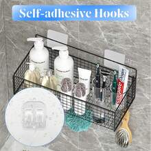 Crochet transparent auto-adhésif - sans trace, (8 pièces/2 pièces), autocollant de fixation de support de rangement mural, crochet à boucle auto-adhésif, crochet en plastique monté au mur, crochet pratique - crochet sans trace, sans perçage requis, pratique et pratique, convient pour la cuisine, la chambre, la salle de bain, le bureau, le bureau.